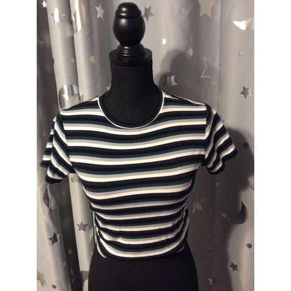 Dickies Ribbed Crop Top Size Medium Womens Short sleeve - Picture 1 of 5